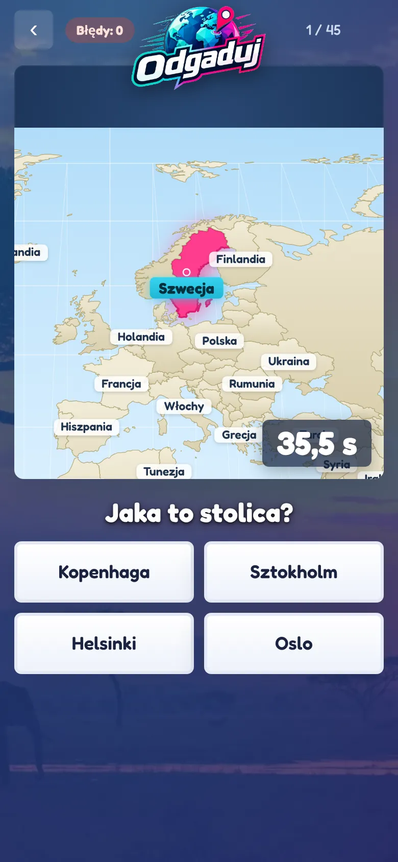 Gra: jaka to stolica?